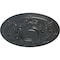 Ekena Millwork Darnay Ceiling Medallion (Fits Canopies up to 7 1/4"), Hand-Painted Pewter, 29 1/4"OD x 2"P CM29DAPES - alternate 2
